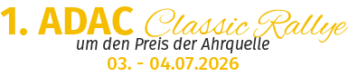 1. ADAC Classic Rallye um den Preis der Ahrquelle