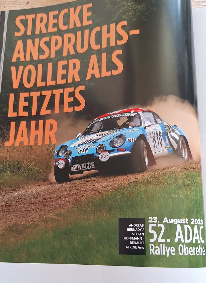 Hier der Bericht über unsere Rallye in der aktuellen Ausgabe...