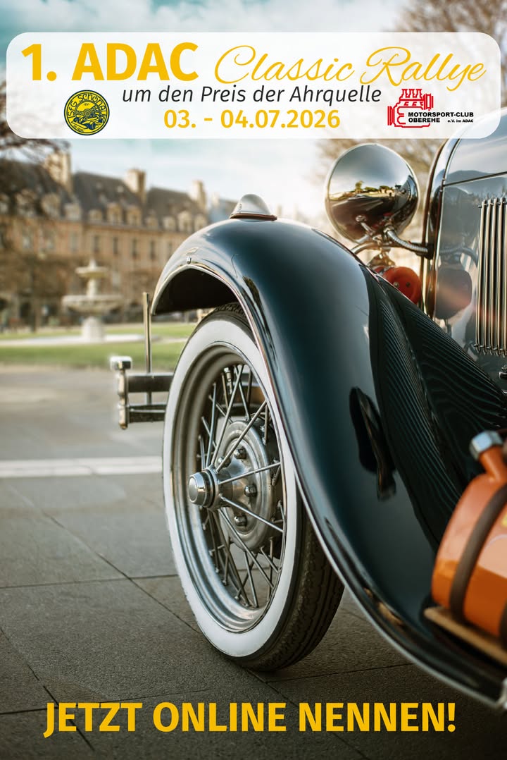 🏁 1. ADAC Classic Rallye um den Preis der Ahrquelle 🏁
📅 0...